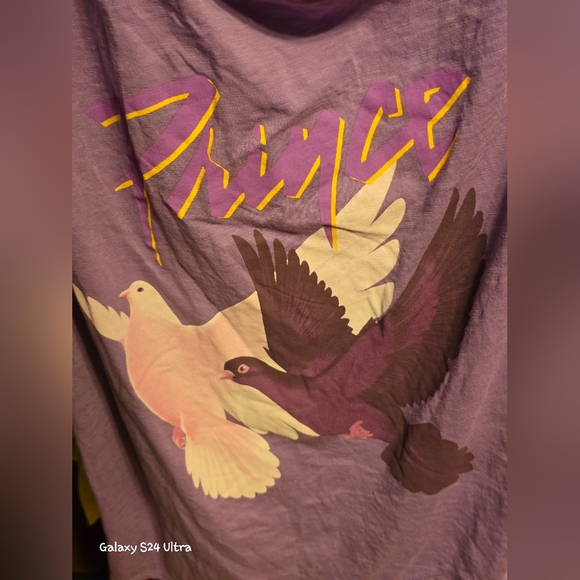 💲Torrid Prince Purple Side Shoulder Knot Top Sz 00(10) NWT - Picture 4 of 5